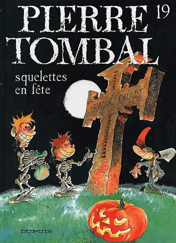 couverture, jaquette Pierre Tombal 19  - Squelettes en fête (dupuis) BD