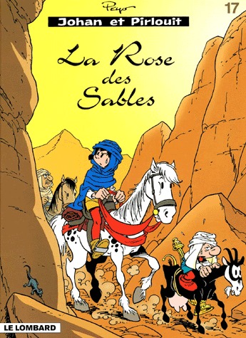 couverture, jaquette Johan et Pirlouit 17  - La Rose des sables (le lombard) BD