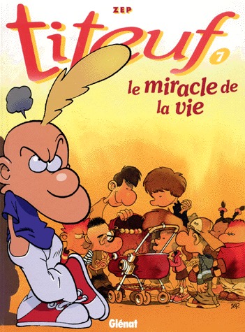 couverture, jaquette Titeuf 7  - Le miracle de la vie (glénat bd) BD