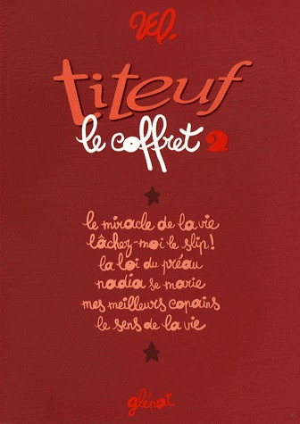 couverture, jaquette Titeuf 2  - Coffret en 6 volumes : T7 à T12coffret (glénat bd) BD
