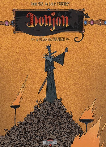 couverture, jaquette Donjon - Crépuscule 102  - Le Volcan des Vaucanson (delcourt bd) BD