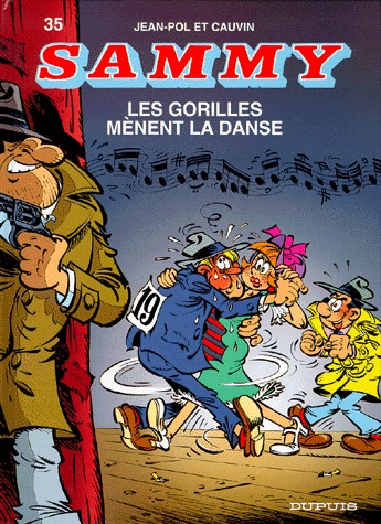 couverture, jaquette Sammy 35  - Les gorilles mènent la danse (dupuis) BD