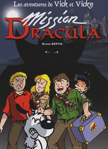 couverture, jaquette Les aventures de Vick et Vicky 14  - Mission Dracula (Editions P'tit Louis) BD