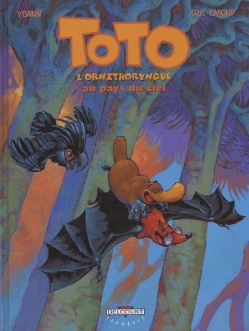 couverture, jaquette Toto l'ornithorynque 6  - Toto l'ornithorynque au pays du ciel (delcourt bd) BD