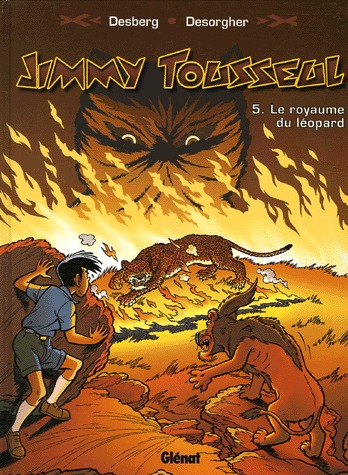 couverture, jaquette Jimmy Tousseul 5  - Le royaume du léopardRéédition (glénat bd) BD