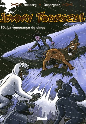couverture, jaquette Jimmy Tousseul 10  - La Vengeance du singeRéédition (glénat bd) BD