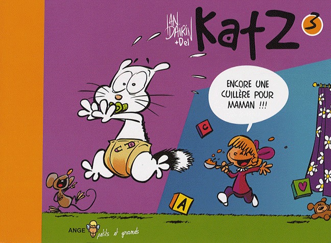 couverture, jaquette Katz 3  - Encore une cuillère pour maman !!! (Ange) BD