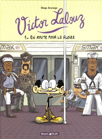 couverture, jaquette Victor Lalouz 1  - En route pour la gloire (dargaud) BD