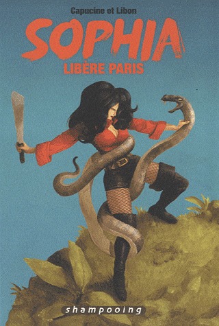 couverture, jaquette Sophia (Capucine, Libon)   - Libère Paris (delcourt bd) BD