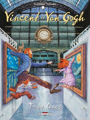 couverture, jaquette Vincent et Van Gogh 2  - Trois Lunes (delcourt bd) BD
