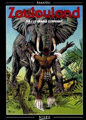 couverture, jaquette Zoulouland 9  - Le grand éléphant (soleil bd) BD
