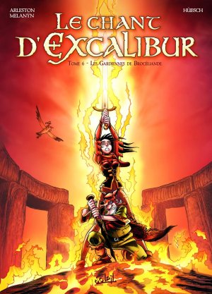 couverture, jaquette Le chant d'Excalibur 6  - Les gardiennes de Brocéliandesimple 2003 (soleil bd) BD