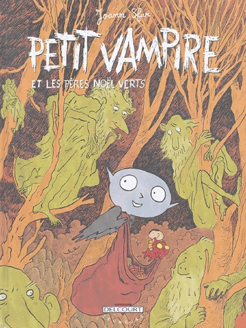 couverture, jaquette Petit Vampire 6  - Petit Vampire et les pères Noël verts (delcourt bd) BD