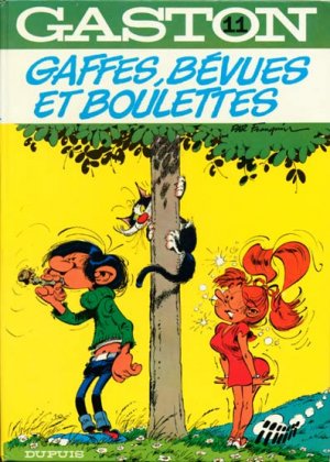 couverture, jaquette Gaston 11  - Gaffes, bévues et boulettes (dupuis) BD