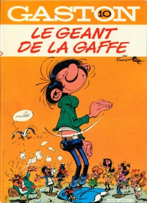 couverture, jaquette Gaston 10  - Le géant de la gaffe (dupuis) BD