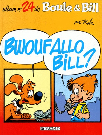 couverture, jaquette Boule et Bill 24  - Bwoufallo Bill ? (dargaud) BD