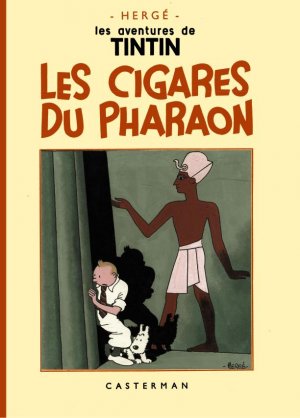 couverture, jaquette Tintin (Les aventures de) 4  - Les cigares du pharaonFac-similé (Petit format) (casterman bd) BD