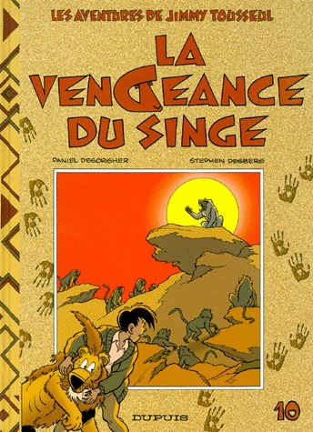 couverture, jaquette Jimmy Tousseul 10  - La vengeance du singe (dupuis) BD