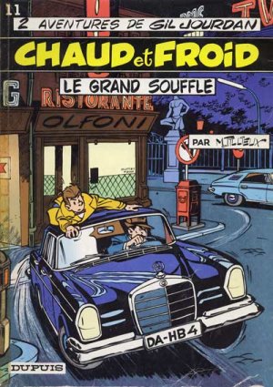 couverture, jaquette Gil Jourdan 11  - Chaud et froid - Le grand soufle (dupuis) BD