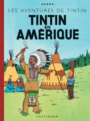 couverture, jaquette Tintin (Les aventures de) 2  - Tintin en AmériqueFac-similé (grand format) (casterman bd) BD