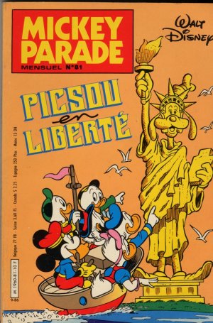 couverture, jaquette Mickey Parade 81  - Picsou en liberté (Disney Hachette Presse) Périodique