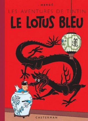 couverture, jaquette Tintin (Les aventures de) 4  - Le Lotus BleuFac-similé (grand format) (casterman bd) BD