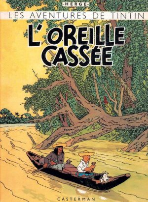 couverture, jaquette Tintin (Les aventures de) 5  - L'oreille casséeFac-similé (grand format) (casterman bd) BD