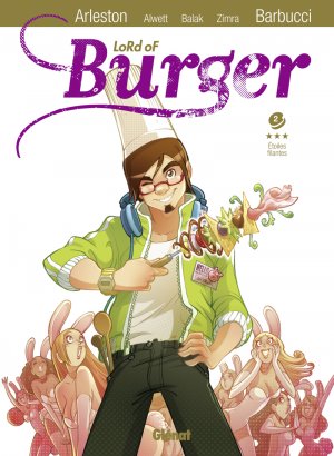 couverture, jaquette Lord of burger 2  - Étoiles filantessimple 2011 (glénat bd) BD