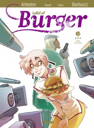 couverture, jaquette Lord of burger 3  - Cook and fightsimple 2011 (glénat bd) BD