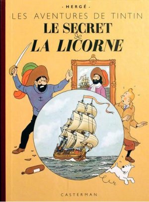 couverture, jaquette Tintin (Les aventures de) 10  - Le secret de la LicorneFac-similé (grand format) (casterman bd) BD