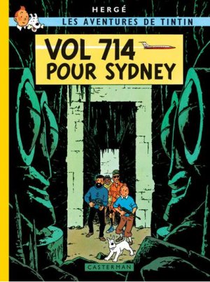 couverture, jaquette Tintin (Les aventures de) 21  - Vol 714 pour SydneyFac-similé (grand format) (casterman bd) BD
