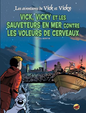 Les aventures de Vick et Vicky 17 - Vick, Vicky et les sauveteurs en mer contre les voleurs de cerveaux 