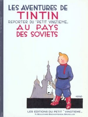 couverture, jaquette Tintin (Les aventures de) 1  - Tintin au pays des SovietsFac-similé (Noir et Blanc) (casterman bd) BD