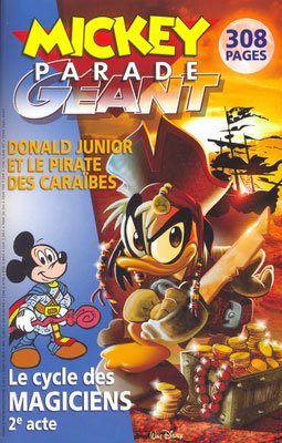 couverture, jaquette Mickey Parade 298  - Donald junior et le pirate des Caraïbes (Disney Hachette Presse) Périodique