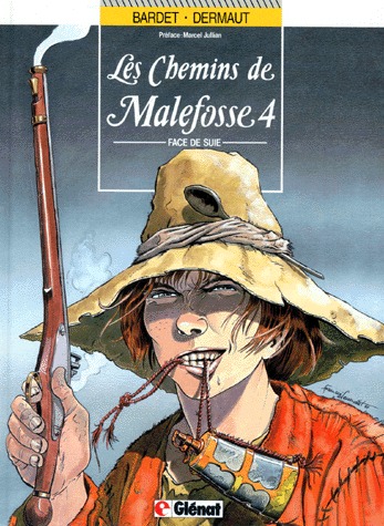 couverture, jaquette Les chemins de Malefosse 4  - Face de suieSimple 1986 (glénat bd) BD