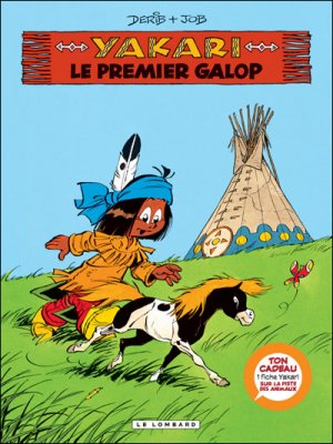 couverture, jaquette Yakari 16  - Le premier galopAvec fiche animal (le lombard) BD