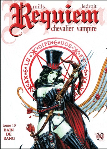 couverture, jaquette Requiem Chevalier Vampire 10  - Bain de sang - Triptyque  A (Nickel) BD