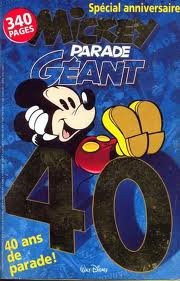 couverture, jaquette Mickey Parade 295  - 40 ans de parade (spécial anniversaire) (Disney Hachette Presse) Périodique