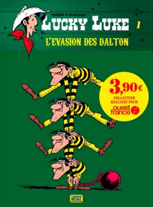 couverture, jaquette Lucky Luke 15  - 1 - L'évasion des DaltonRéédition Presse (Lucky comics) BD