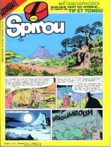 Spirou 2163 - Métamorphose quelque part en Afrique... Le Retour de Tif et Tondu