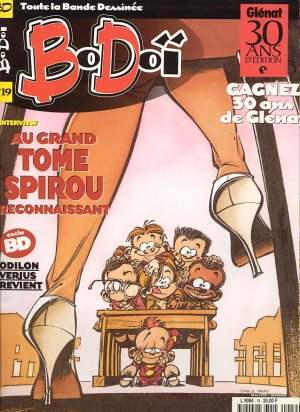 couverture, jaquette Bodoï 19  - Au grand Tome, Spirou reconnaissant (LZ Publications) Magazine