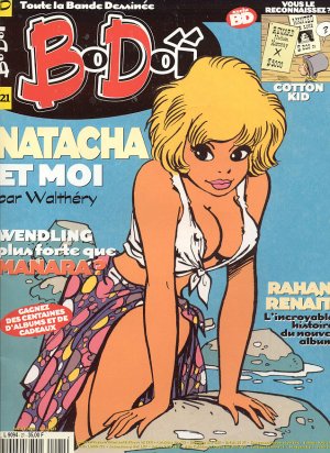 couverture, jaquette Bodoï 21  - Natacha et moi, par Walthéry (LZ Publications) Magazine