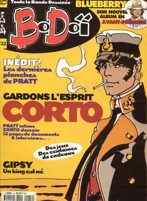 couverture, jaquette Bodoï 22  - Gardons l'esprit CORTO (LZ Publications) Magazine