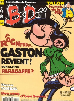 couverture, jaquette Bodoï 25  - Gaston revient ! son ultime paragraphe ? (LZ Publications) Magazine
