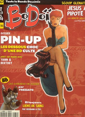 couverture, jaquette Bodoï 31  - Pin-up, les dessous choc d'une BD culte (LZ Publications) Magazine