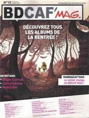 couverture, jaquette Bdcaf' mag 15  - 15 (Les éditions du Café) Magazine