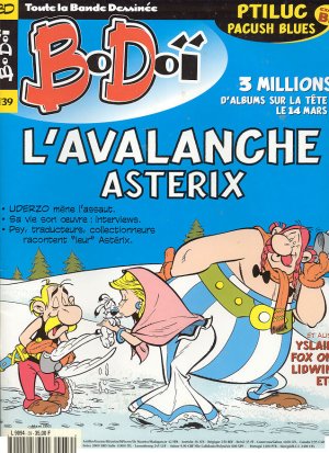 couverture, jaquette Bodoï 39  - L'avalanche Astérix (LZ Publications) Magazine