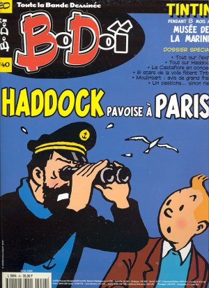 couverture, jaquette Bodoï 40  - Haddock pavoise à Paris (LZ Publications) Magazine
