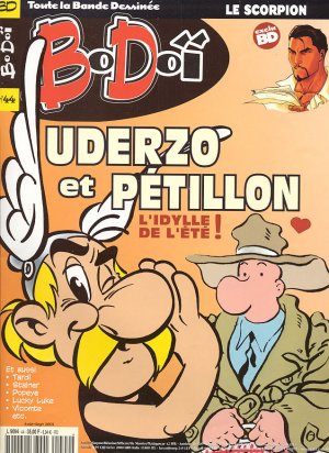 couverture, jaquette Bodoï 44  - Uderzo et Pétillon : l'idylle de l'été (LZ Publications) Magazine