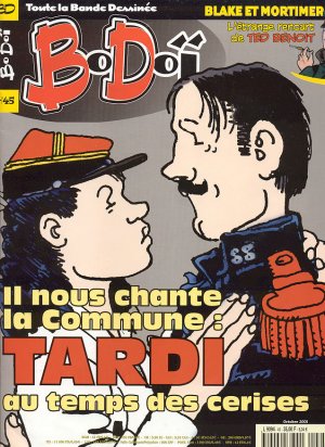 couverture, jaquette Bodoï 45  - Il nous chante la commune : Tardi au temps des cerises (LZ Publications) Magazine